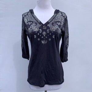 Seven7 Blue Sweatshirt Size S